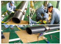 5、裝固定夾具、設(shè)置拉緊器